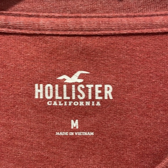 Hollister Mens Ragland Long Sleeve Crewneck Shirt Size Medium - Picture 3 of 4